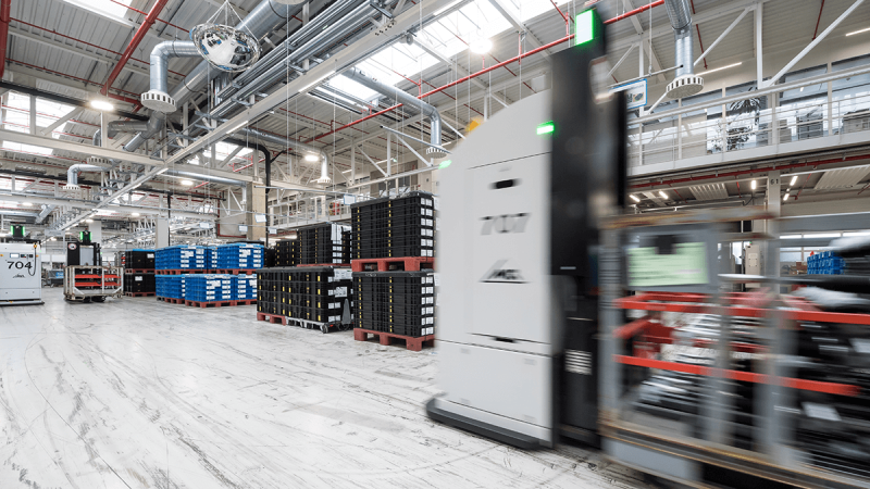 AGV Transport Orders intelligent order processing Bosch